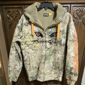Cabela's Predator Quest Camouflage Fleece-Lined Hunting Hoodie Size S